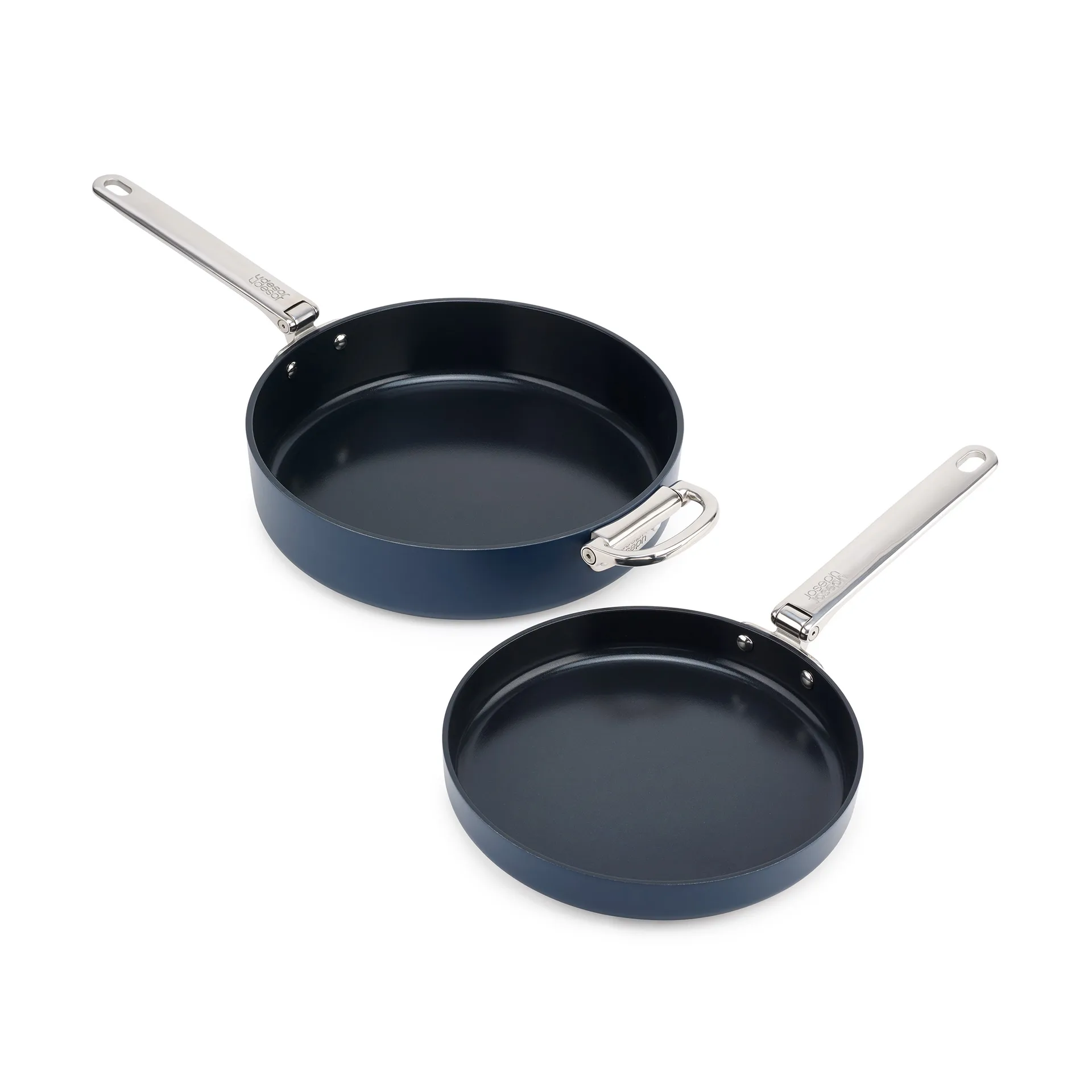 Space non-stick Bratpfannenset 2-teilig, Blau Joseph Joseph