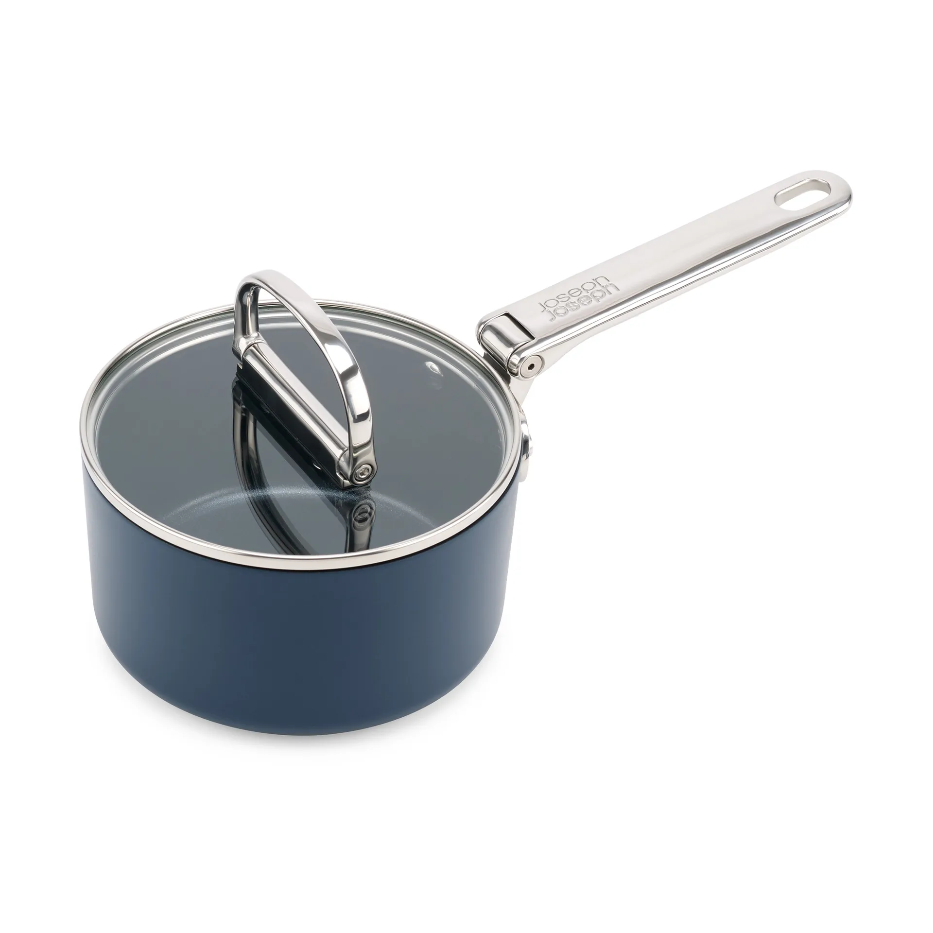 Space non-stick Kochtopf mit Deckel Ø15 cm, Blau Joseph Joseph