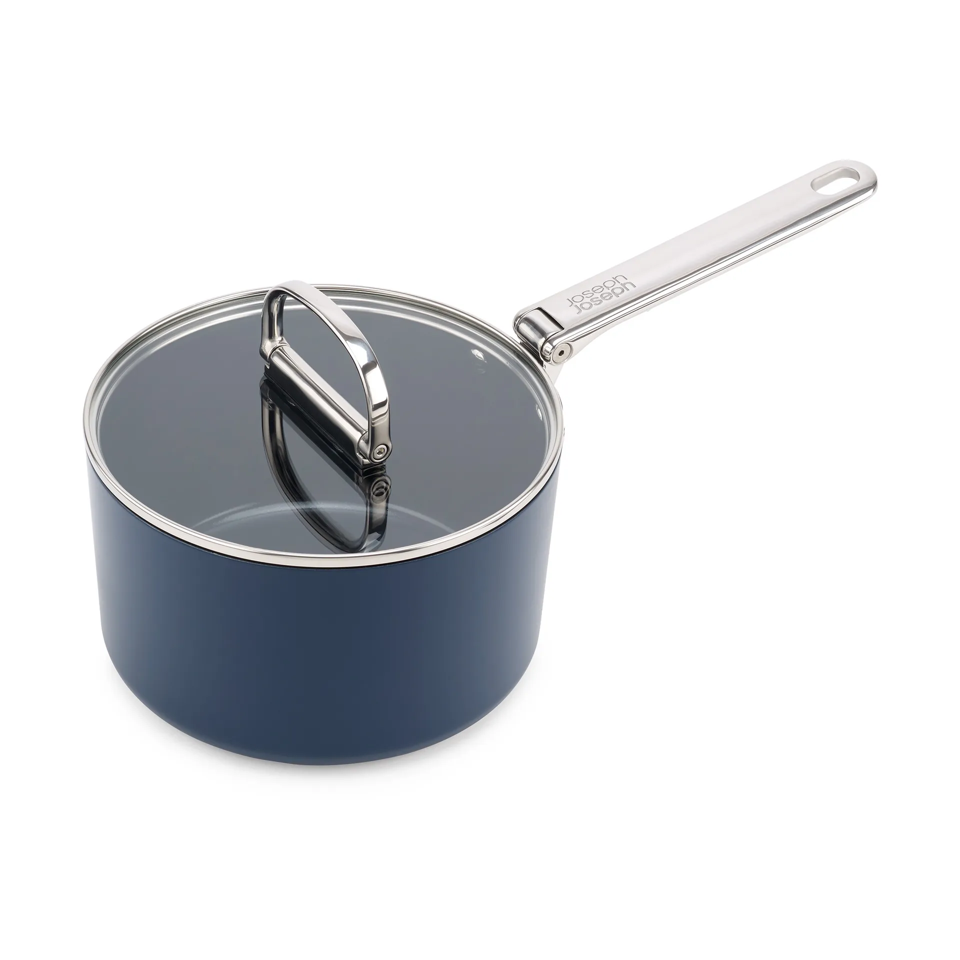 Space non-stick Topf mit Deckel Ø19 cm, Blau Joseph Joseph