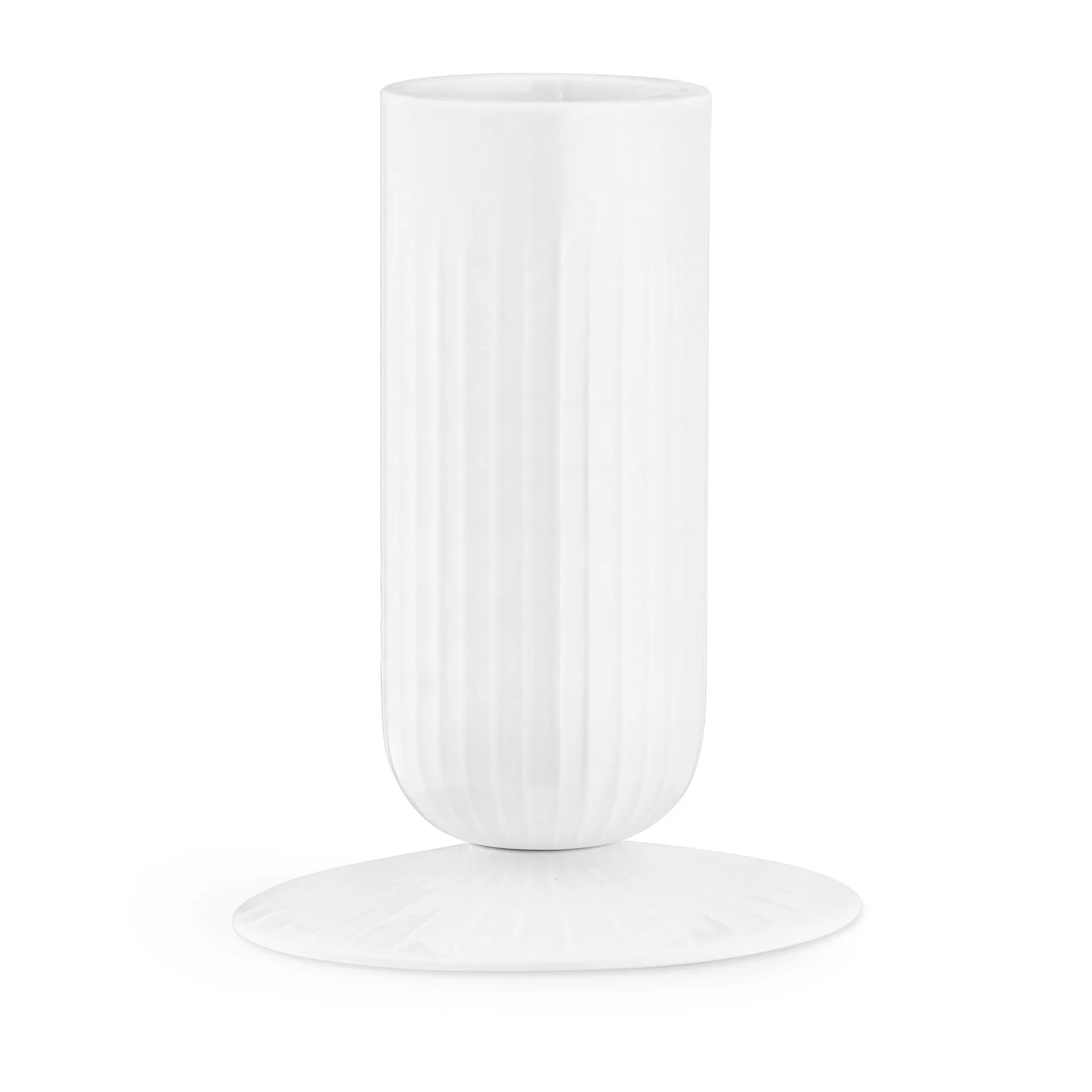 Hammershøi Blockkerzenhalter 14,5cm, Weiß Kähler