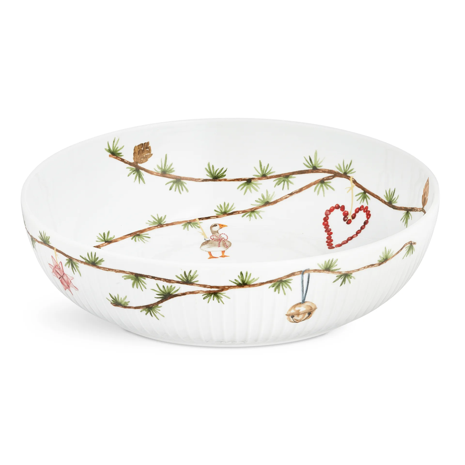Hammershøi Christmas Schale Ø30cm, Weiß Kähler