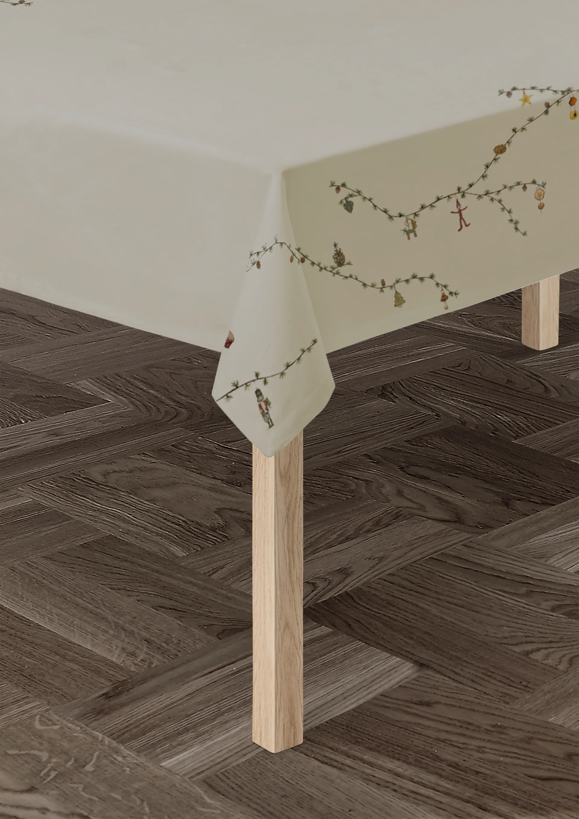 Hammershøi Christmas Tischdecke beige, 150x320 cm Kähler