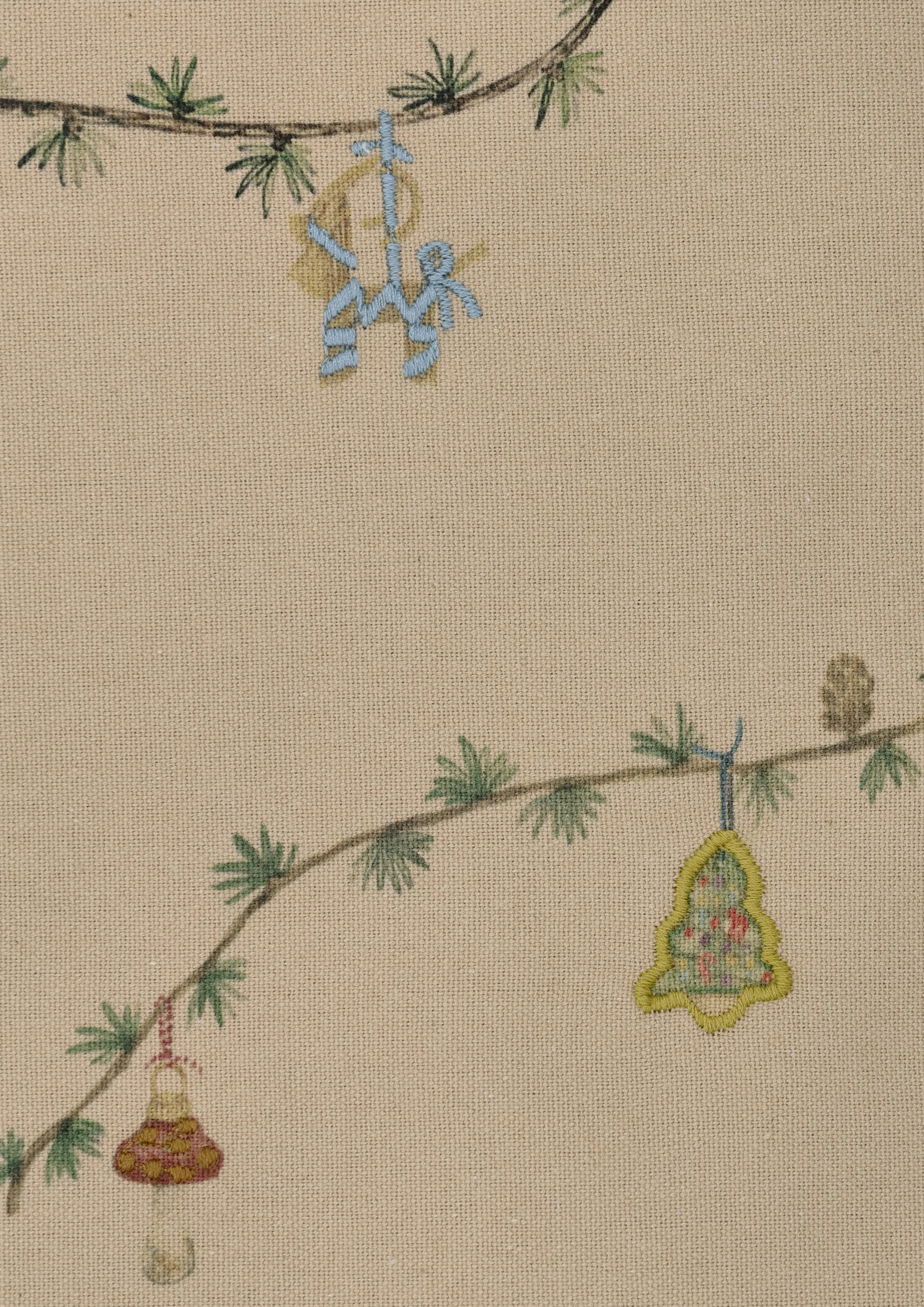 Hammershøi Christmas Tischdecke sand, 150x320 cm Kähler