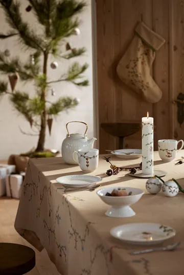 Hammershøi Christmas Tischdecke sand - 150x320 cm - Kähler