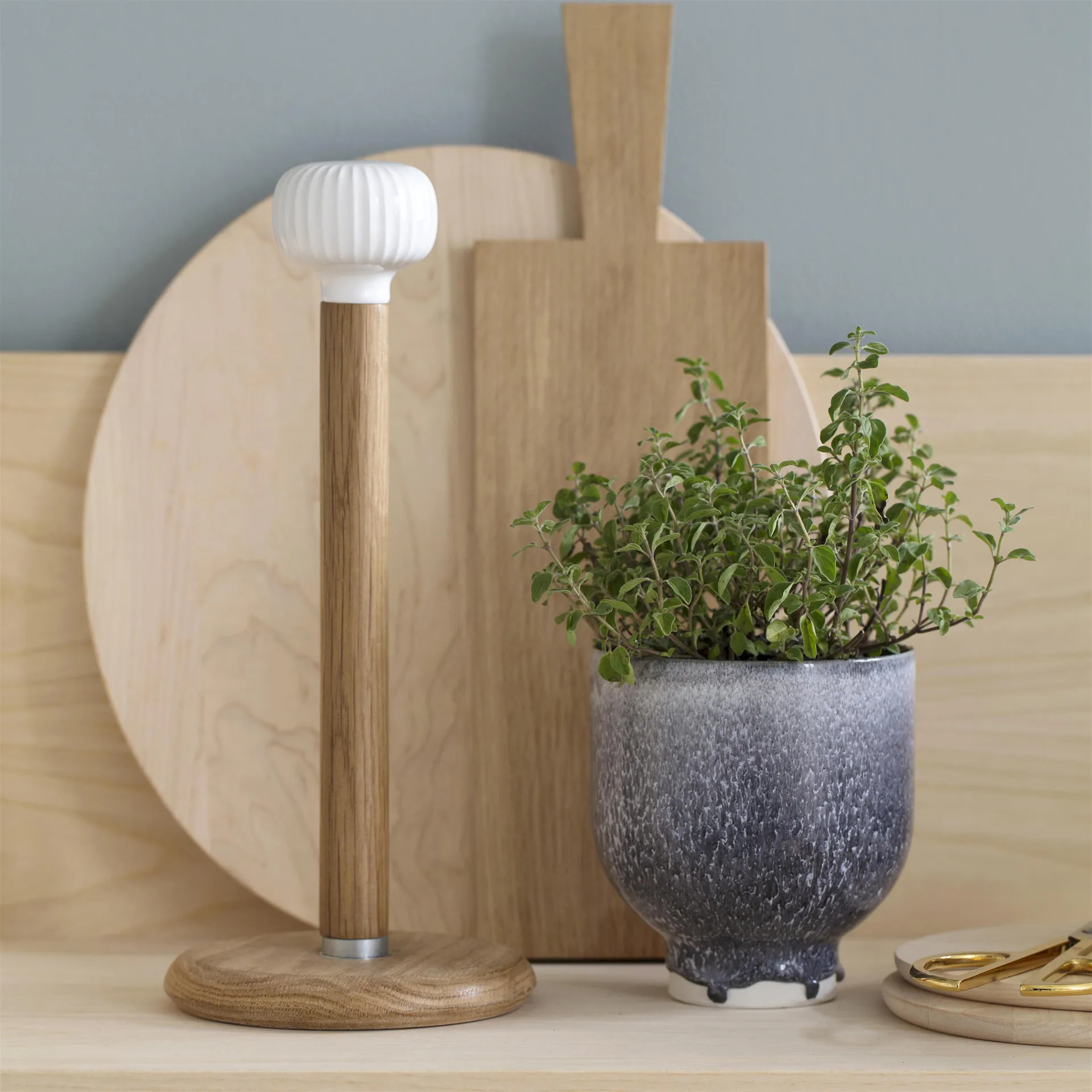 Hammershøi Küchenpapierhalter, Weiß Kähler