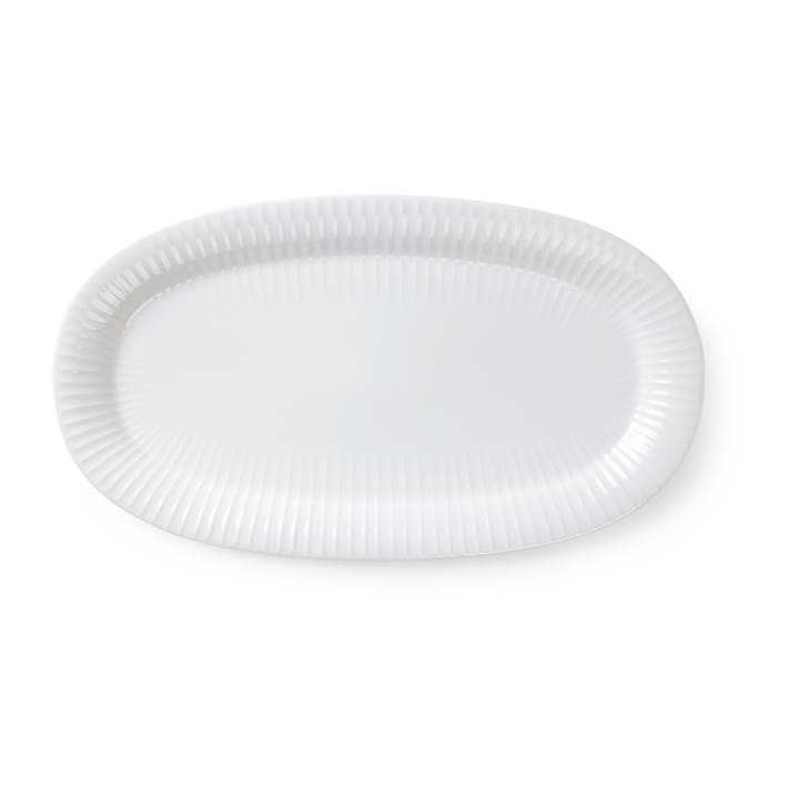 Hammershøi Servierteller oval 40 x 22,5cm - Weiß - Kähler