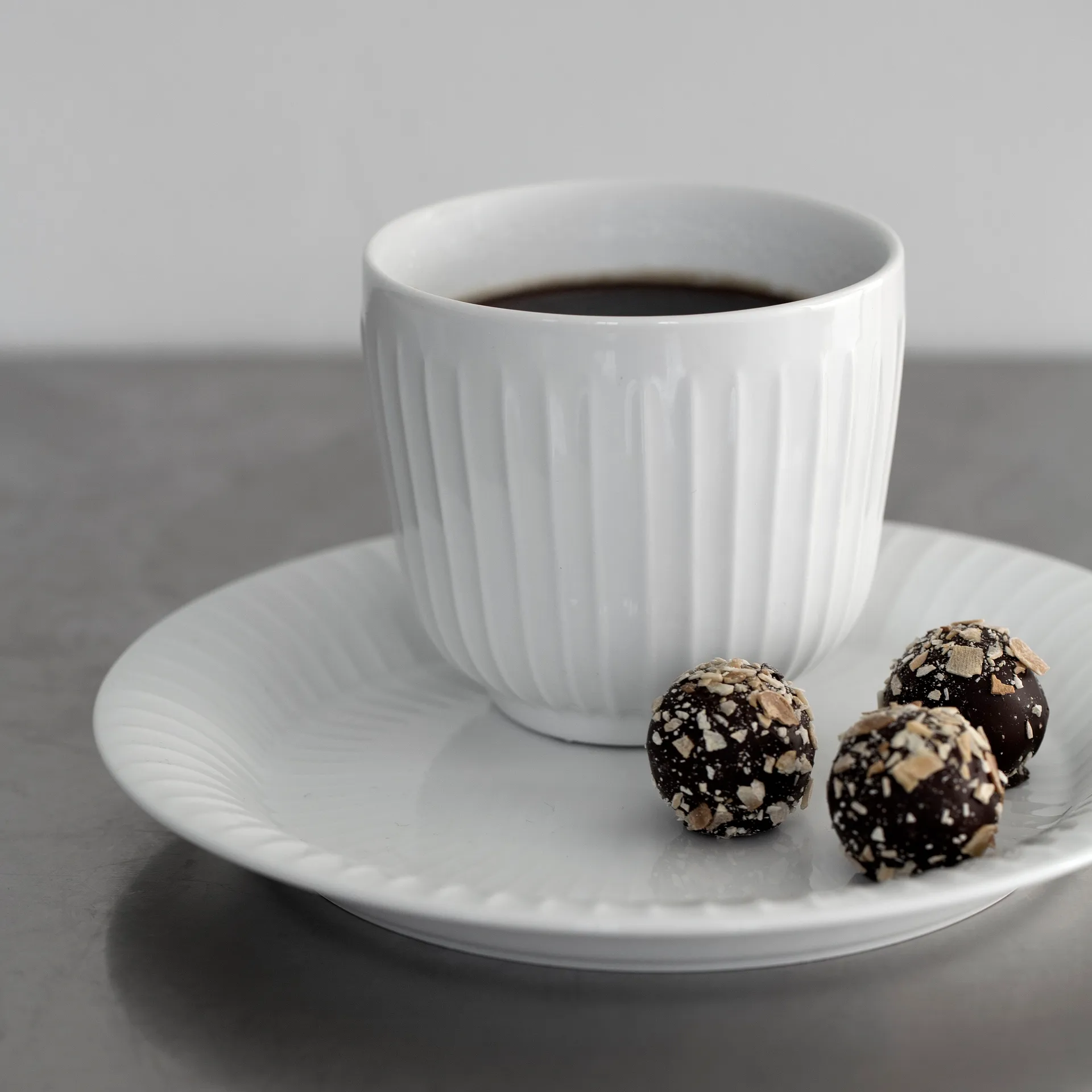 Hammershøi Teller weiß, Ø 19cm Kähler