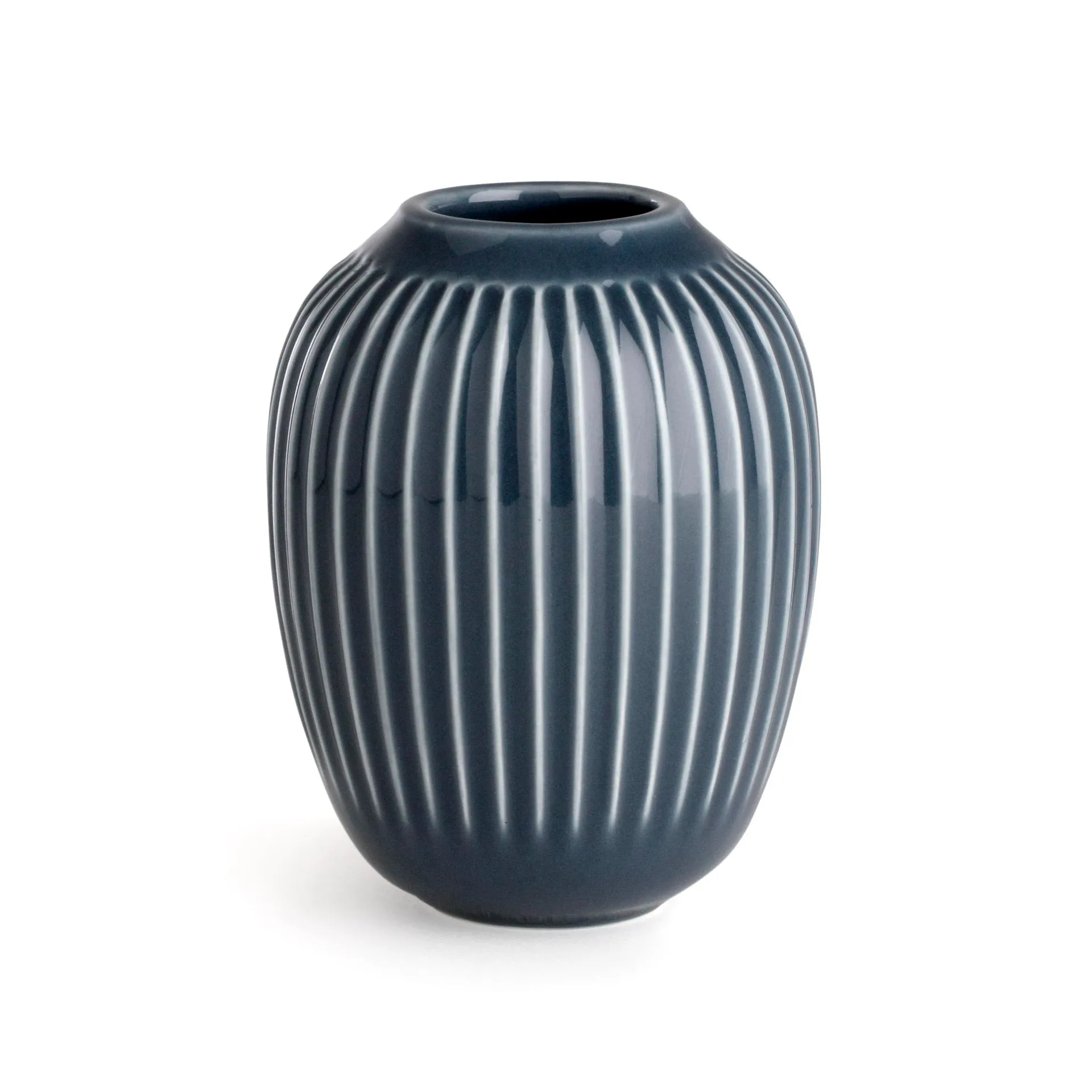 Hammershøi Vase, Anthrazitgrau, mini 10 cm Kähler