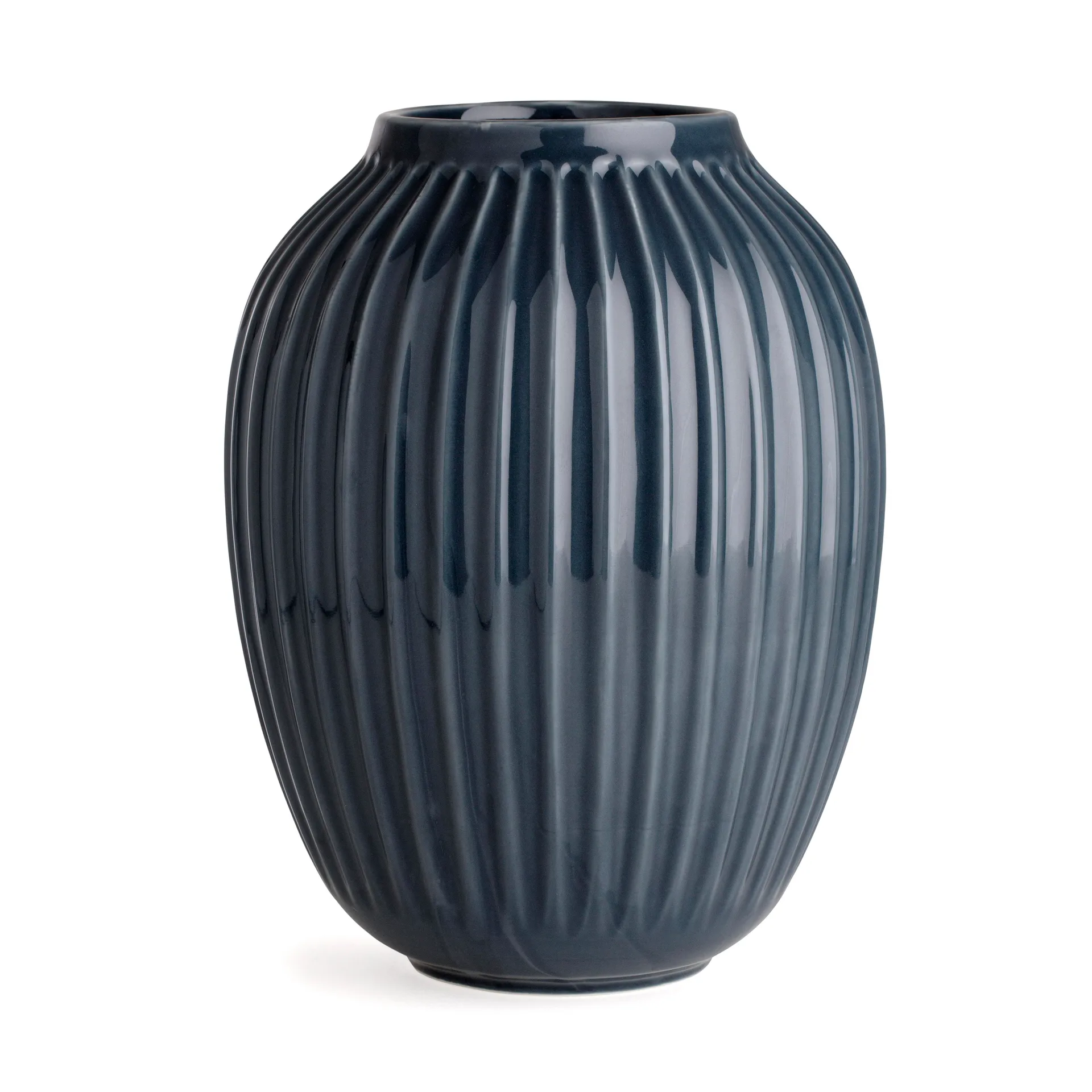 Hammershøi Vase groß, Anthrazitgrau Kähler