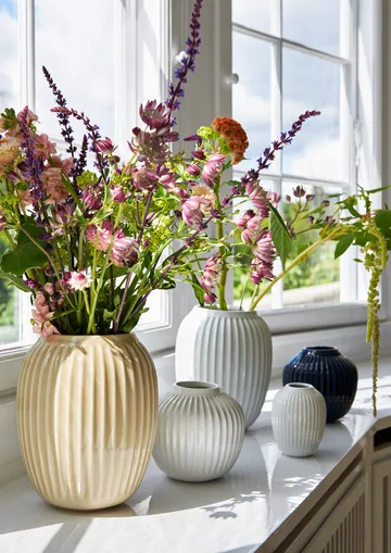 Hammershøi Vase mittel - Weiß - Kähler