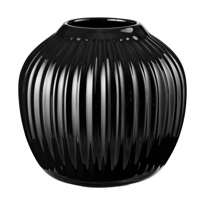 Hammershøi Vase - Schwarz, klein 13 cm - Kähler