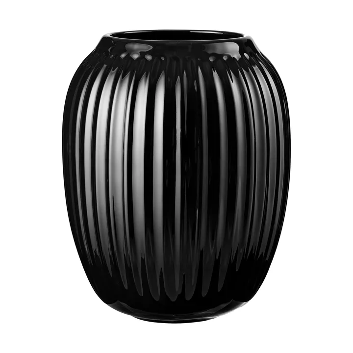 Hammershøi Vase - Schwarz, mittel 21 cm - Kähler