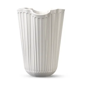 Hammershøi Vase unfold - Weiß, 16,5 cm - Kähler