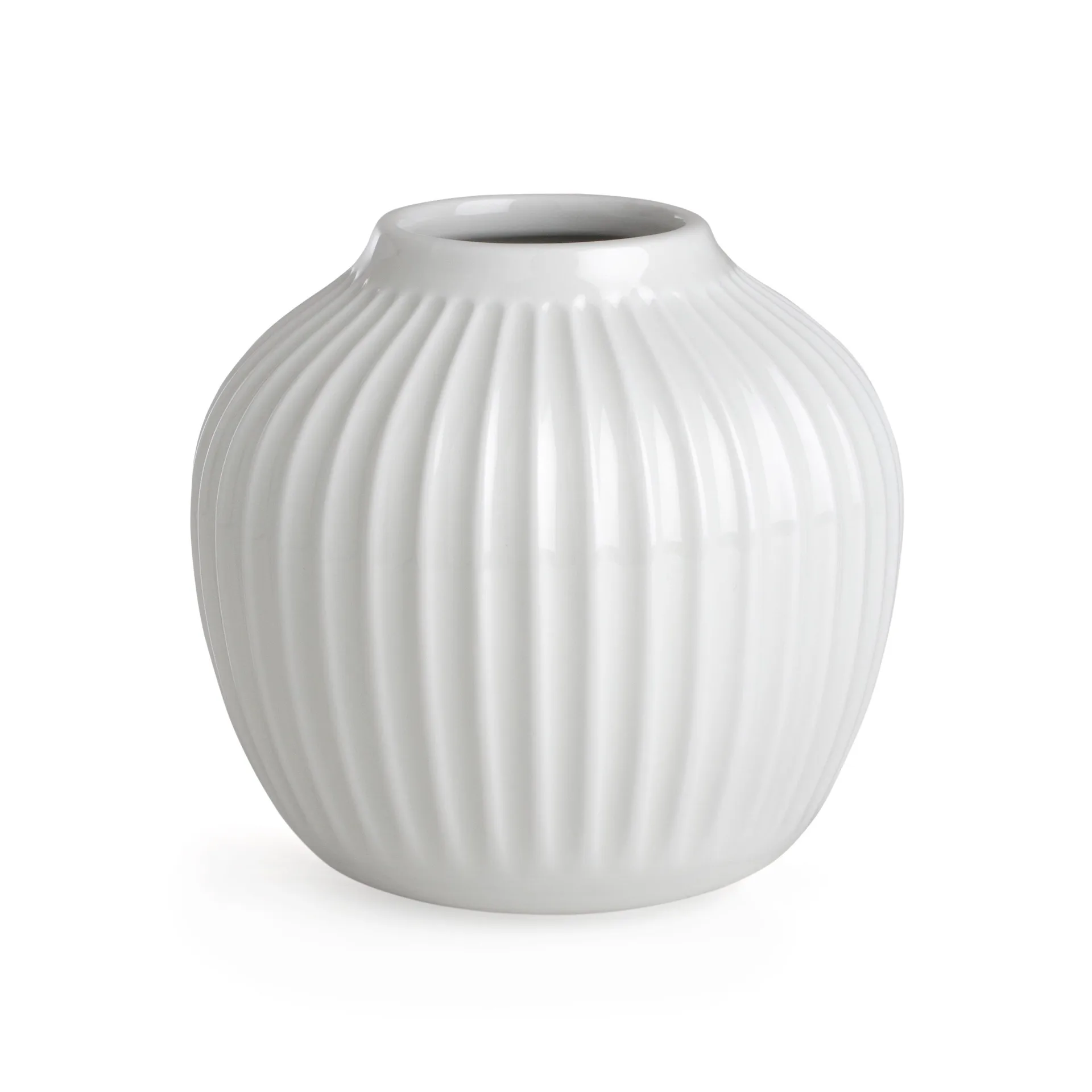 Hammershøi Vase, Weiß, klein 13 cm Kähler