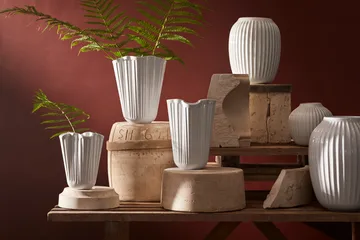 Hammershøi Vase - Weiß, mittel 21 cm - Kähler