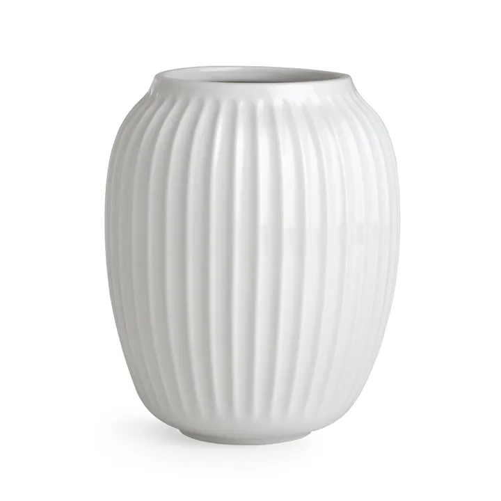 Hammershøi Vase - Weiß, mittel 21 cm - Kähler