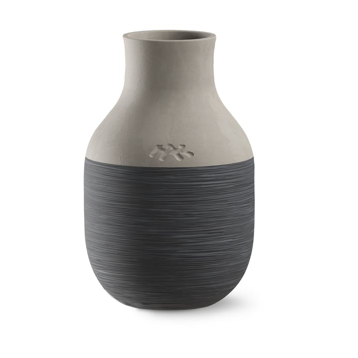 Omaggio Circulare Vase H12.5 cm, Anthrazitgrau Kähler