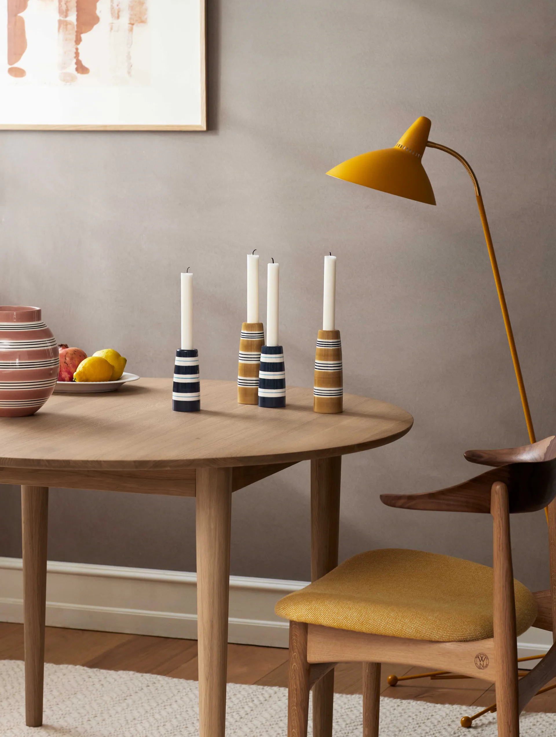 Omaggio Nuovo Kerzenhalter 16cm, Ockra Kähler