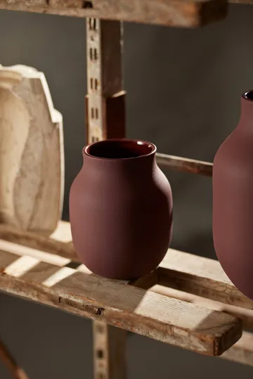 Studio Omaggio Vase - Bordeaux, 20 cm - Kähler