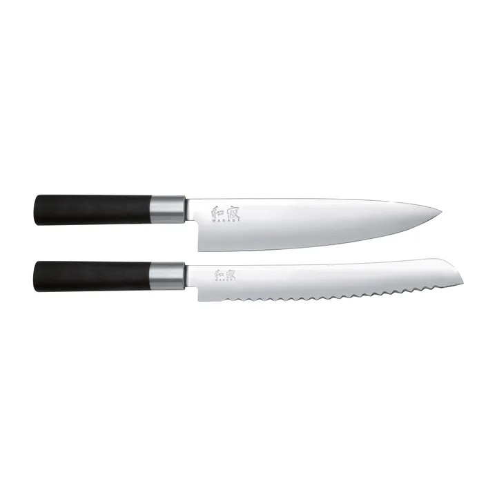 Kai Wasabi Black Brot- & Küchenmesser Set - 2-teilig - KAI