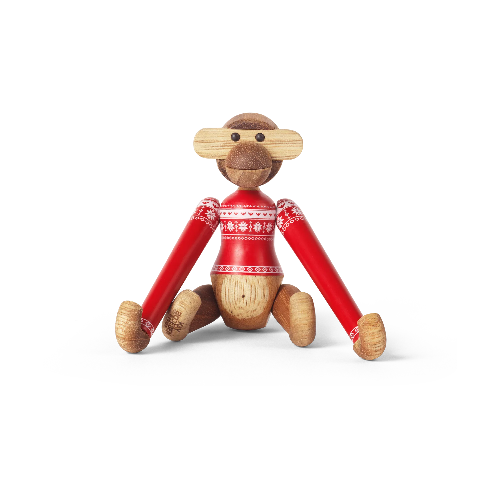 Kay Bojesen Affe Mini Christmas Jumper 2024, Teak-Limba Kay Bojesen Denmark