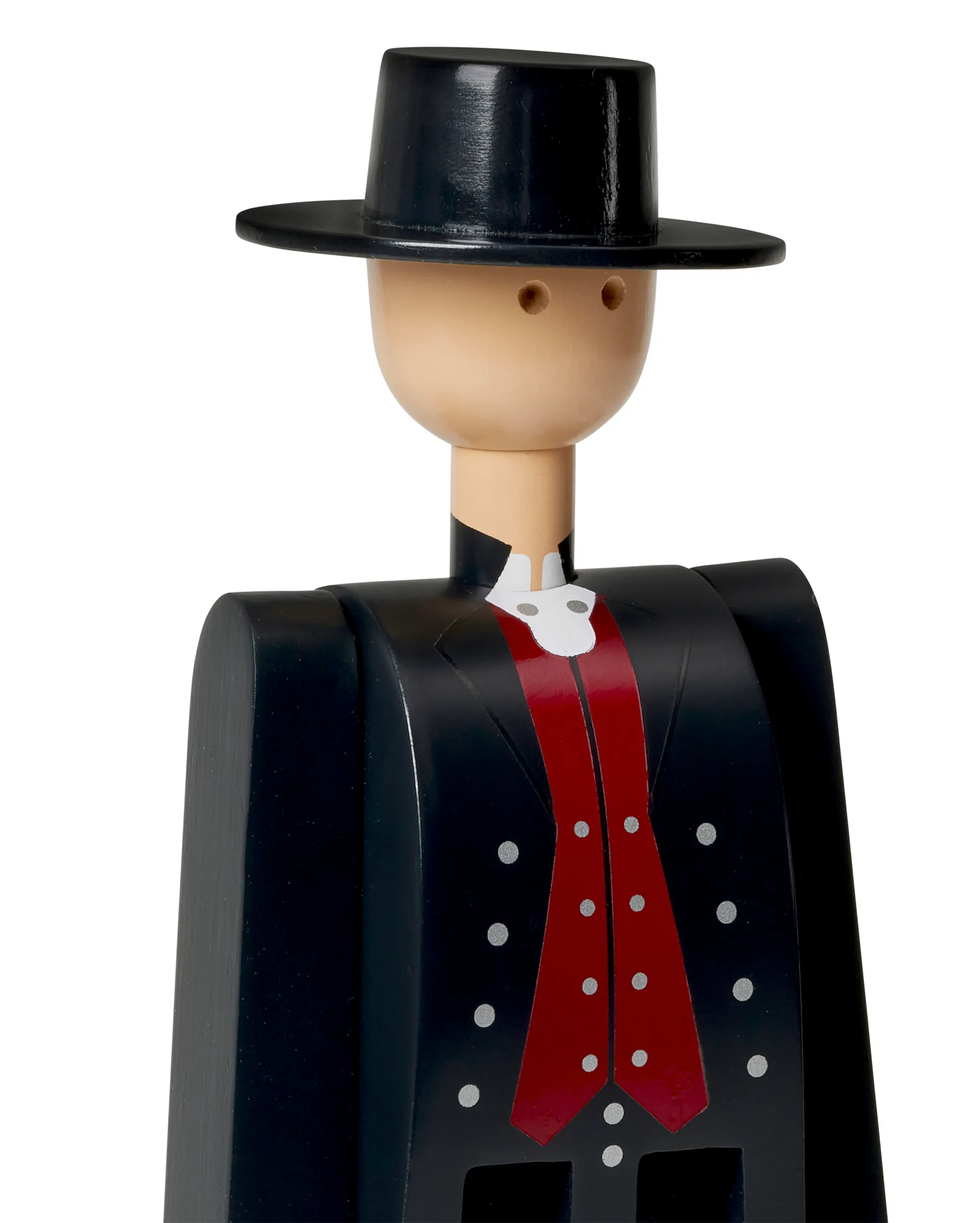 Kay Bojesen Man in norwegischer Tracht, Schwarz-Rot-Weiß Kay Bojesen Denmark