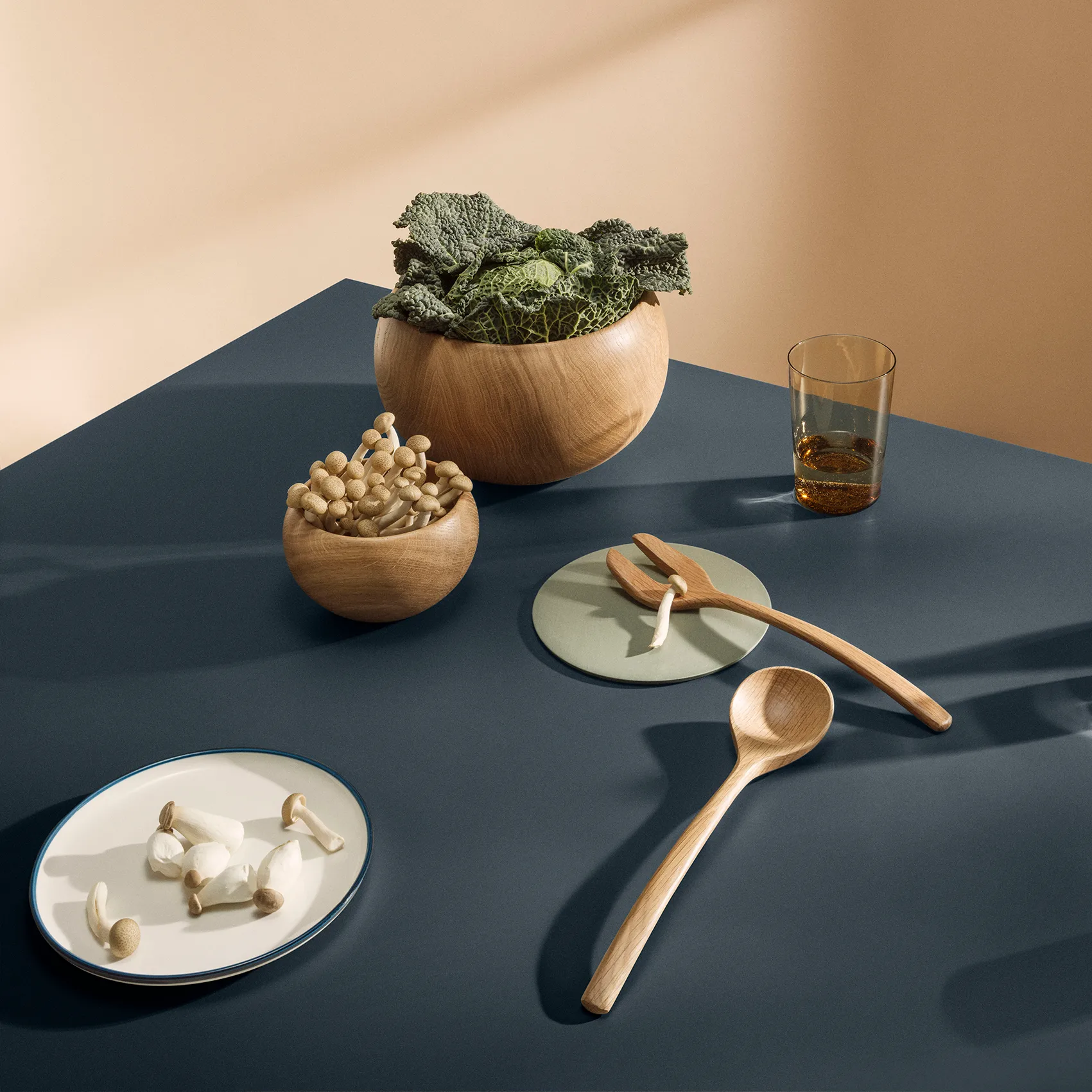 Kay Bojesen Servierschale Menageri Ø24,5cm, Eiche Kay Bojesen Denmark