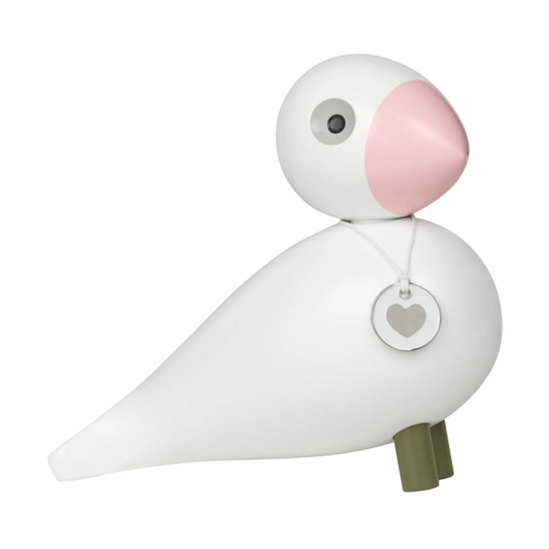 Kay Bojesen Singvogel Love, Weiß-rosa Kay Bojesen Denmark