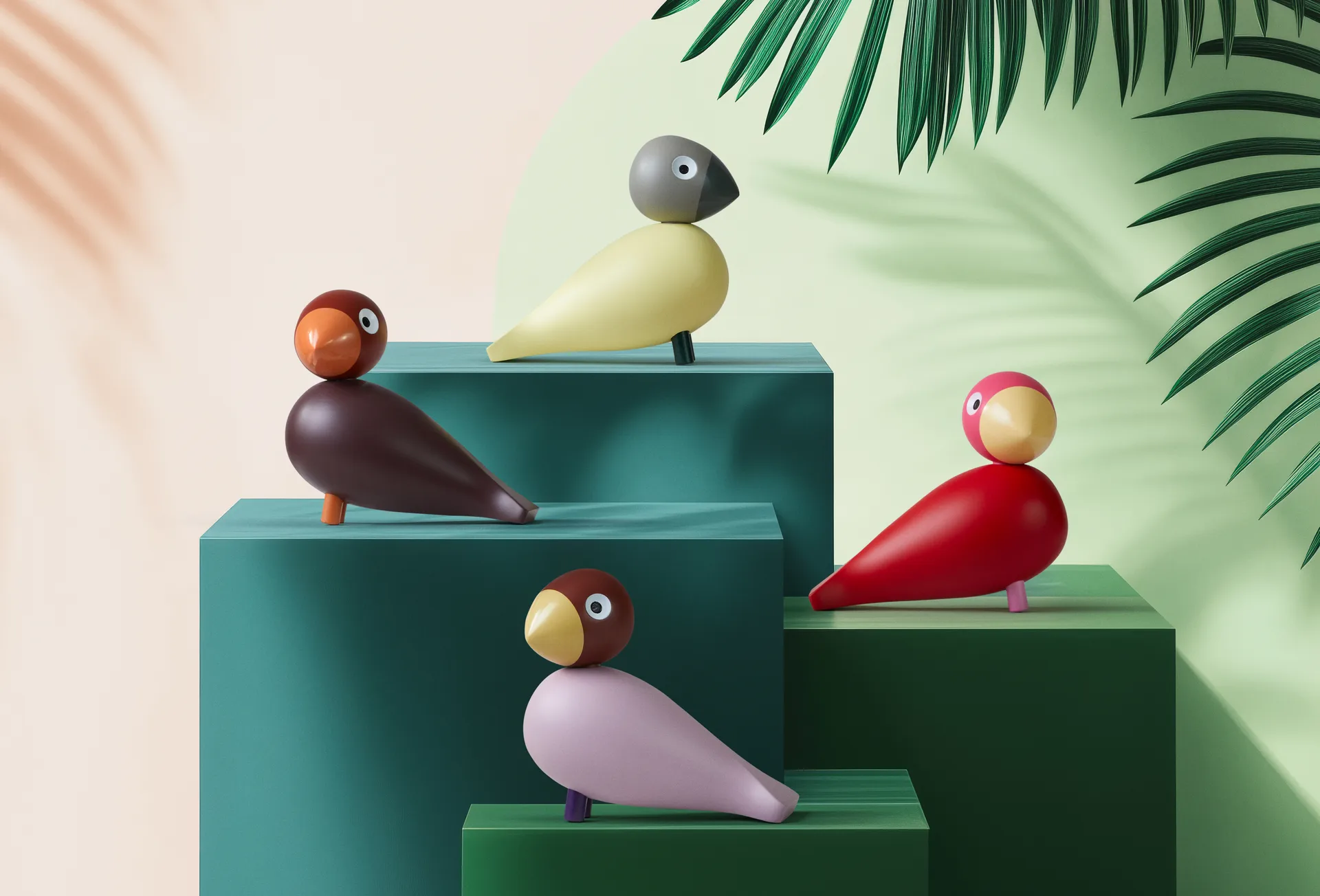 Kay Bojesen Year Bird 2025 Bella, Creme-grau Kay Bojesen Denmark