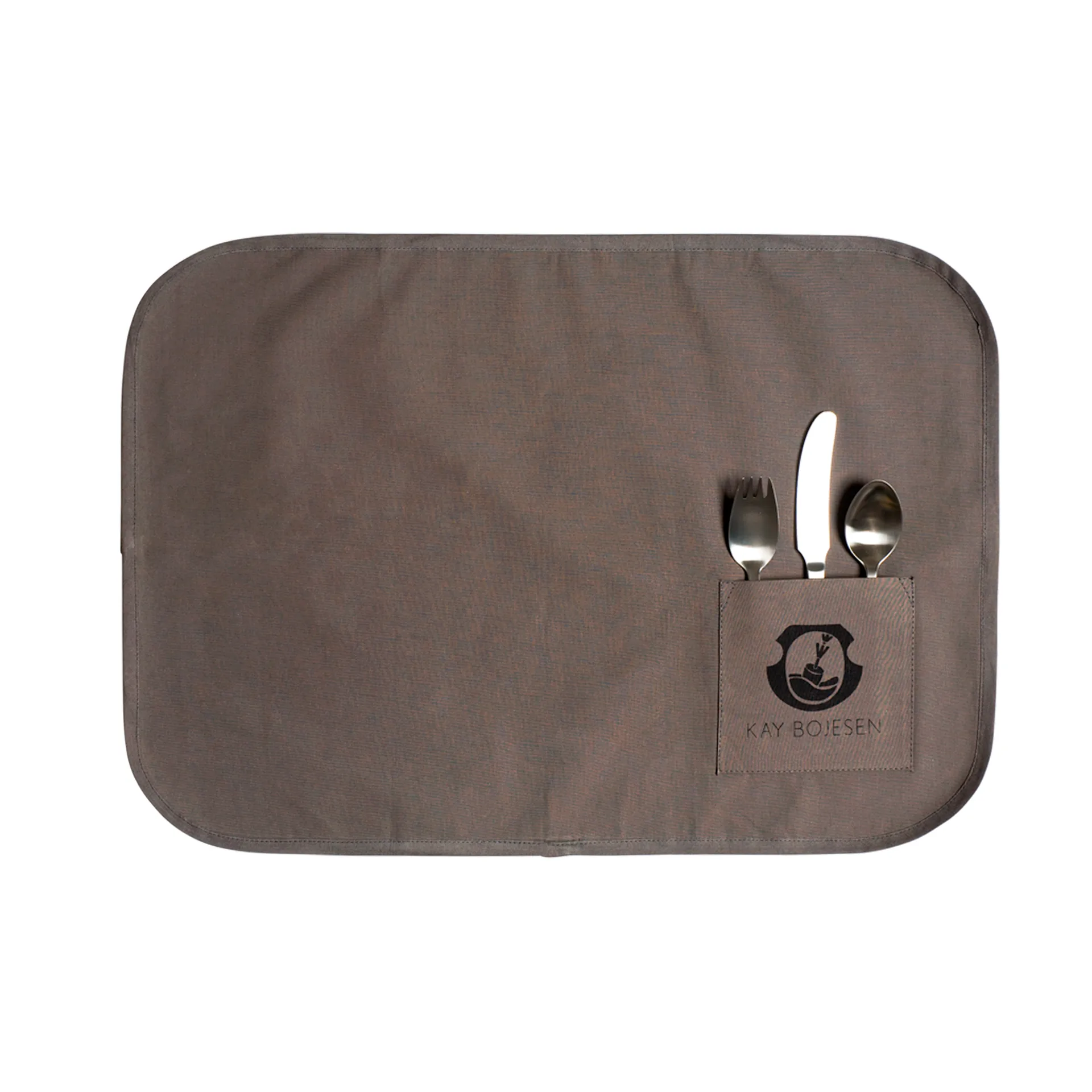 Grand Prix Kinderbesteck und Tischset 4-teilig, Polished steel Kay Bojesen