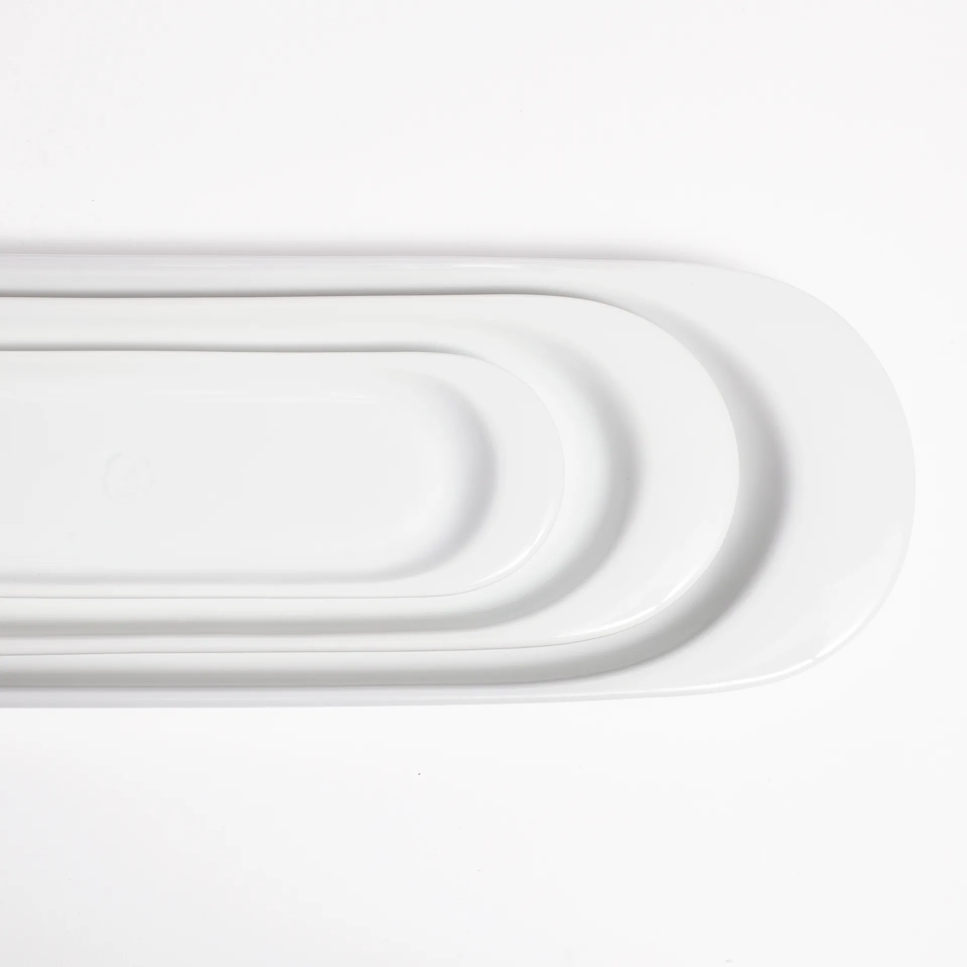 WING Teller 3 Teile, White Kay Bojesen