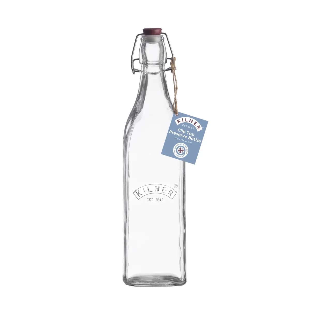 Kilner Bügelflasche, Klar, 0,55 l Kilner