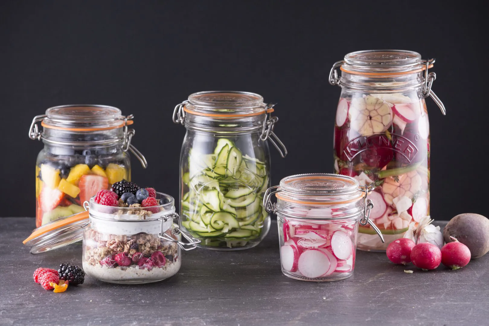 Kilner Bügelflasche, Klar, 0,6 l Kilner