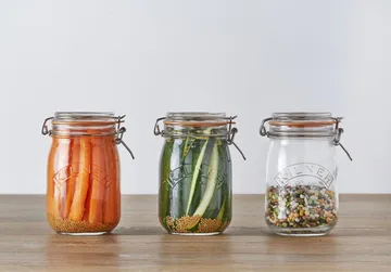 Kilner Bügelflasche - Klar, 1 l - Kilner