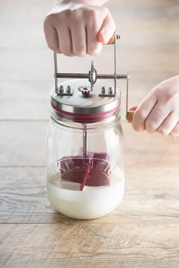 Kilner Butterfass - Klar-rot, 1 L - Kilner