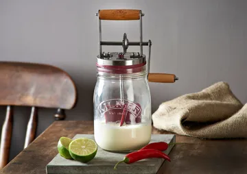Kilner Butterfass - Klar-rot, 1 L - Kilner