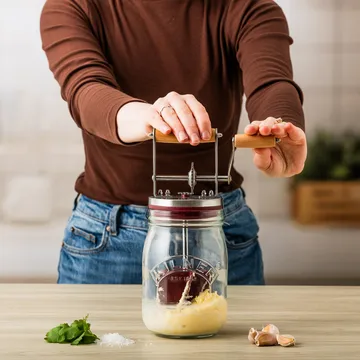 Kilner Butterfass - Klar-rot, 1 L - Kilner