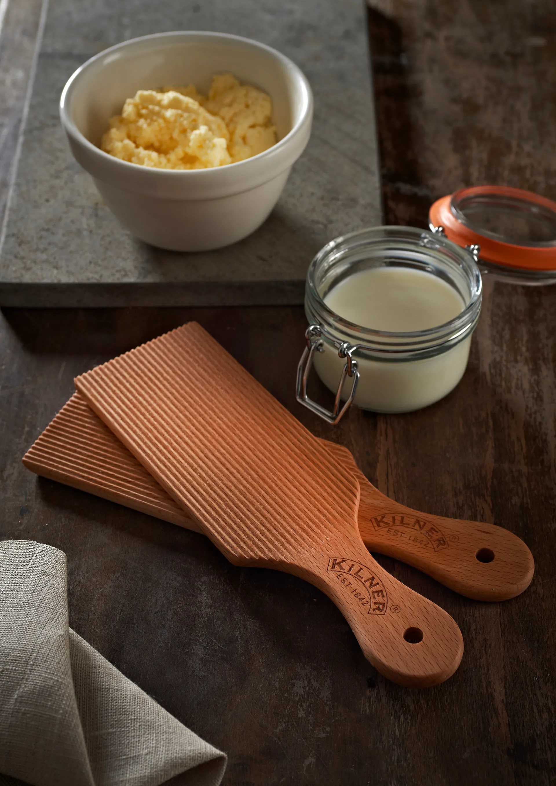 Kilner Butterfass, Klar-rot, 1 L Kilner
