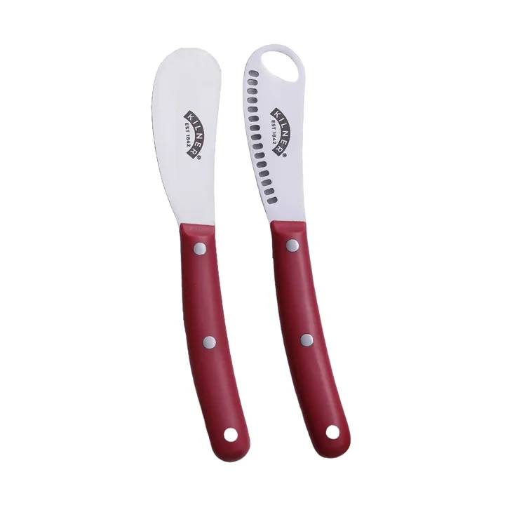 Kilner Buttermesser Set - Rot-Edelstahl - Kilner