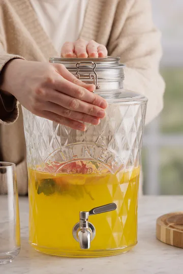Kilner DIAMANT Getränkespender mit Zapfhahn - Klar, 5 L - Kilner