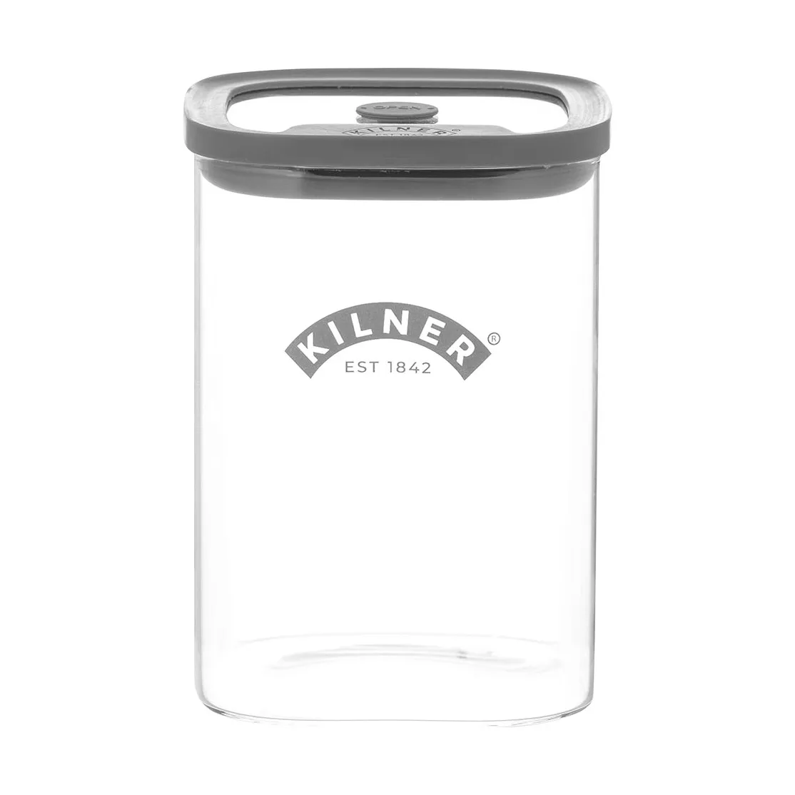 Kilner FRESH Aufbewahrungsdose, Klar-grau, 1 l Kilner