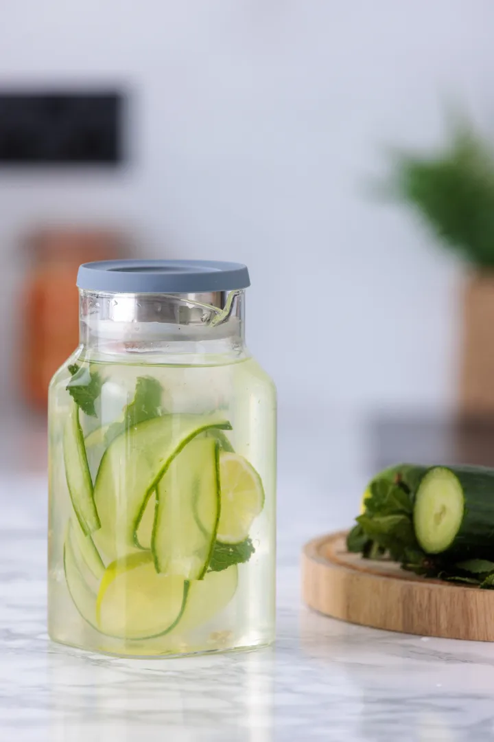 Kilner FRESH Kühlschrankkaraffe, Klar-grau, 1,2 l Kilner