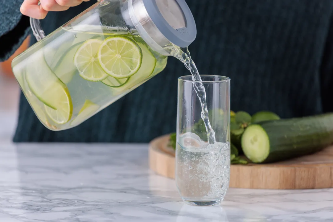 Kilner FRESH Kühlschrankkaraffe, Klar-grau, 1,2 l Kilner