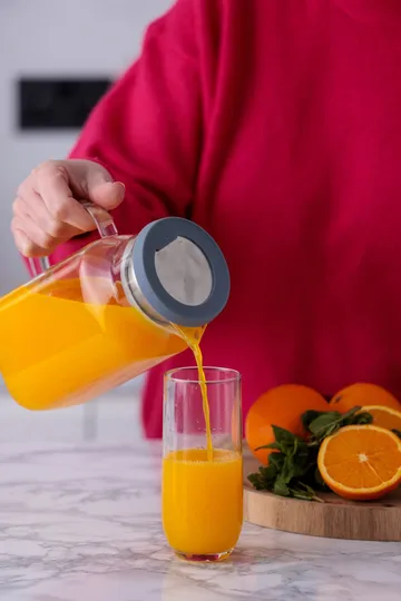 Kilner FRESH Kühlschrankkaraffe - Klar-grau, 1,2 l - Kilner