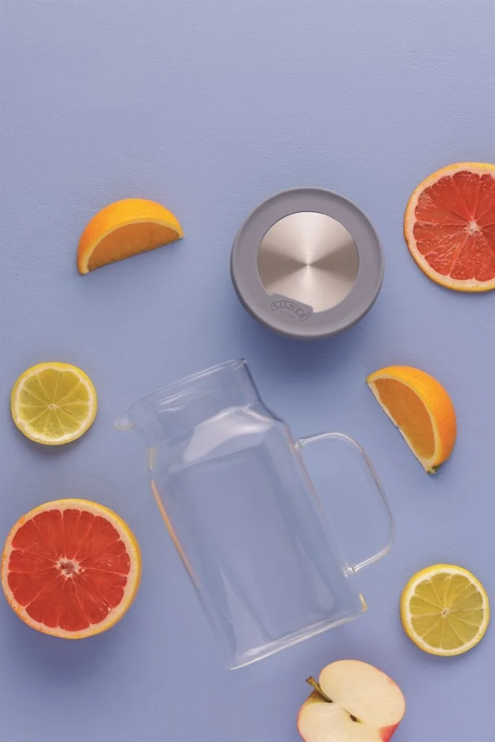Kilner FRESH Kühlschrankkaraffe, Klar-grau, 1,2 l Kilner