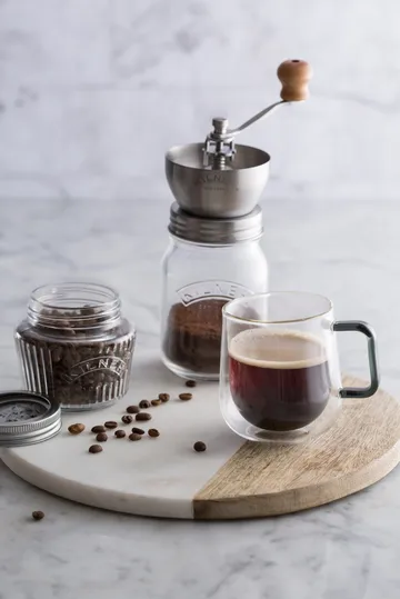 Kilner Kaffeemühle - Klar-Edelstahl, 0,5 l - Kilner