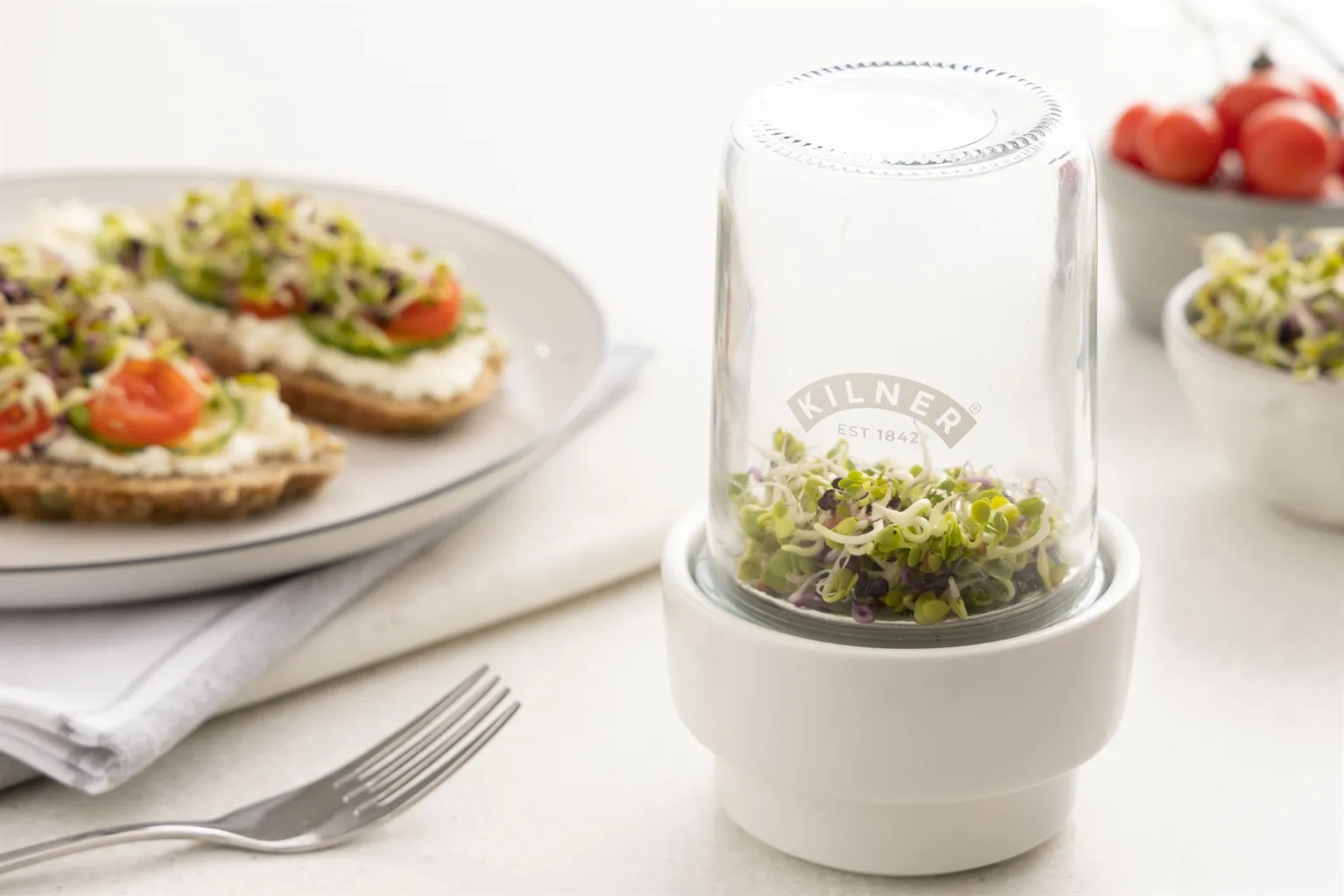 Kilner Keimset, Klar-weiß, 500 ml Kilner