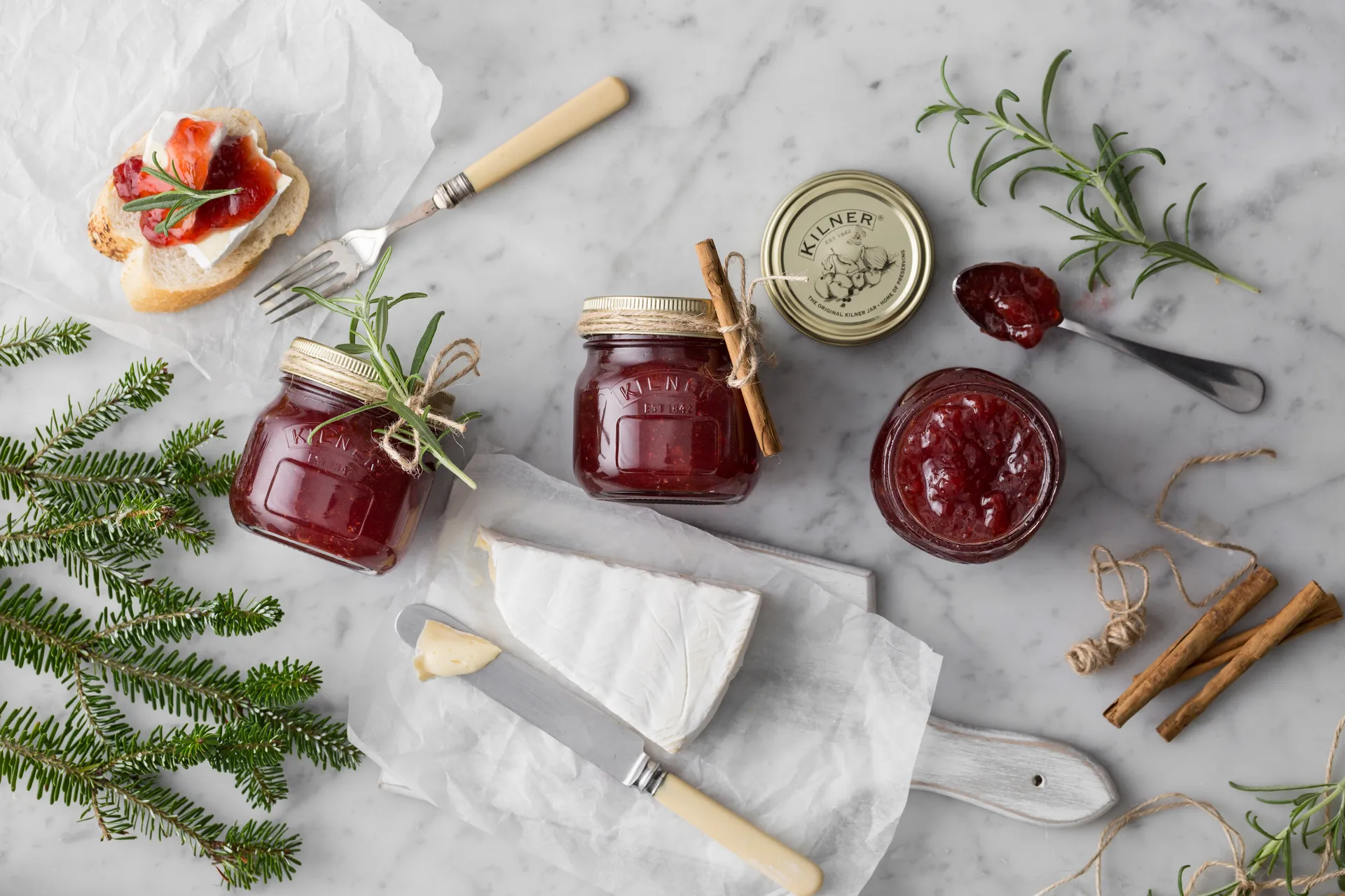 Kilner Konservenglas rund, Klar-gold, 250 ml Kilner