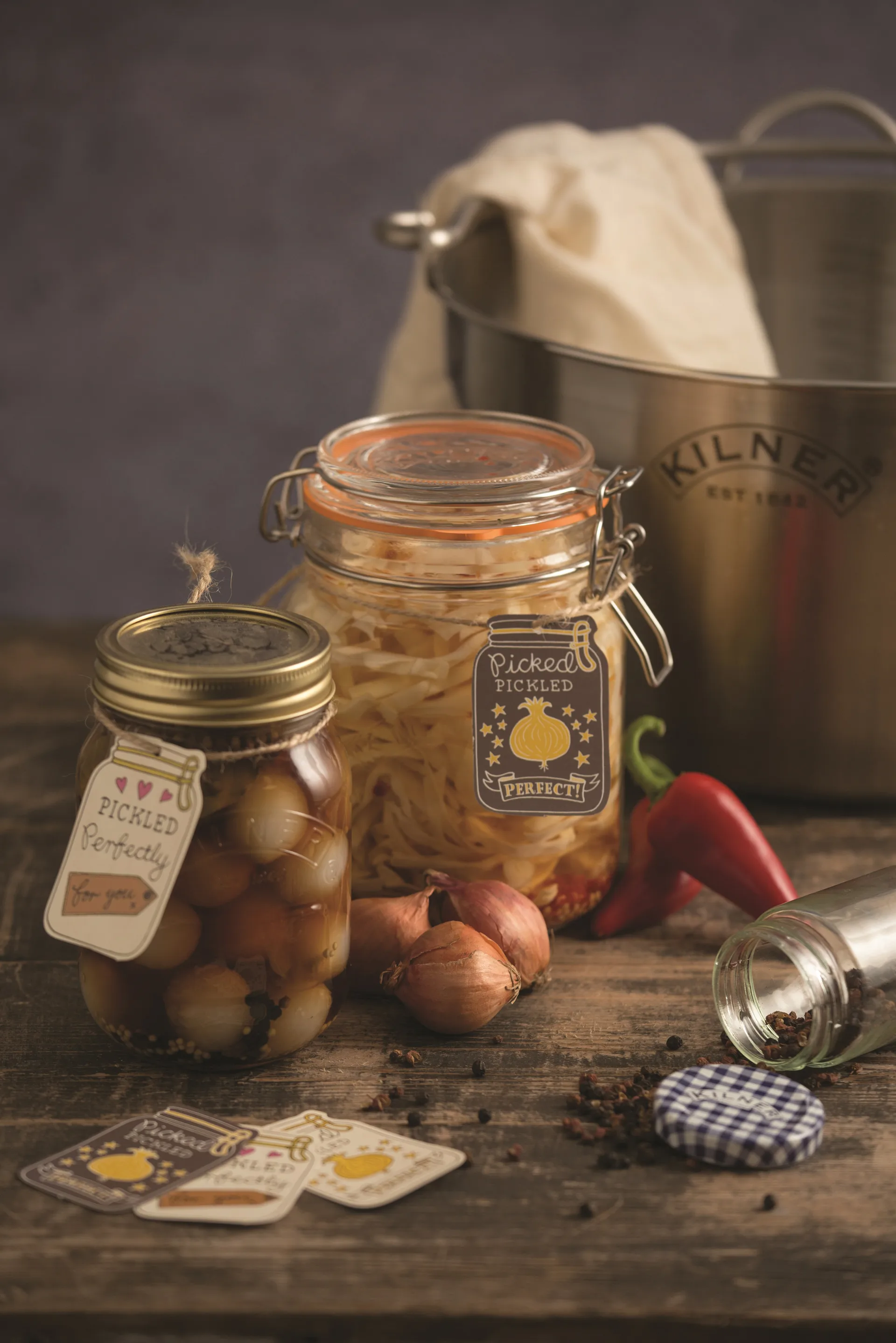 Kilner runde Bügelverschlussglas, Klar, 1 l Kilner