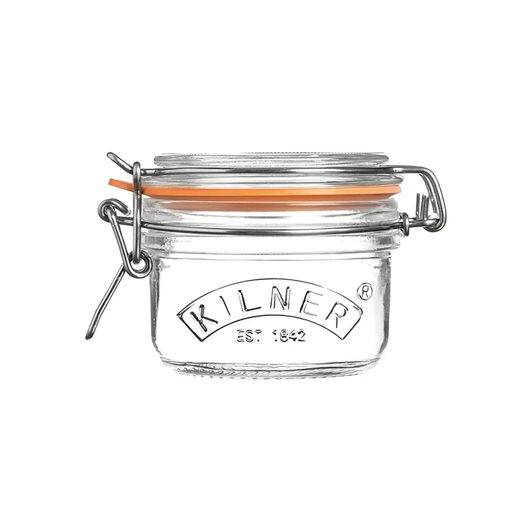 Kilner runde Bügelverschlussglas, Klar, 125 ml Kilner